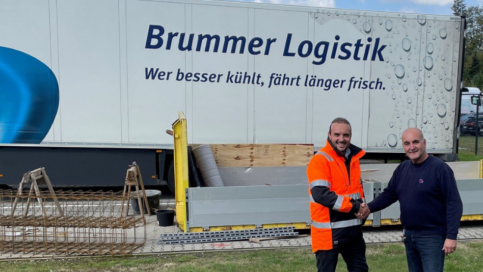 Ladeinfrastruktur LKW Powerlines Brummer/ Dachser